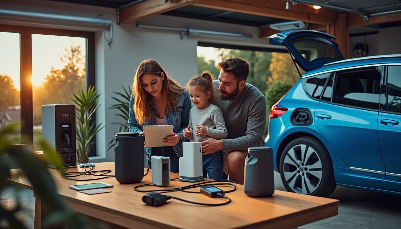 Illustration: Comment choisir la borne de recharge idéale pour votre véhicule électrique à domicile