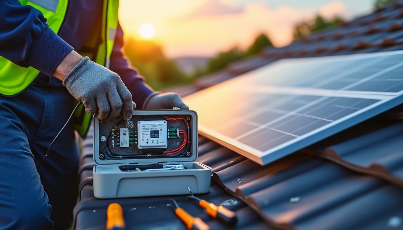 Illustration: Comprendre le rôle fondamental du disjoncteur dans un circuit photovoltaïque