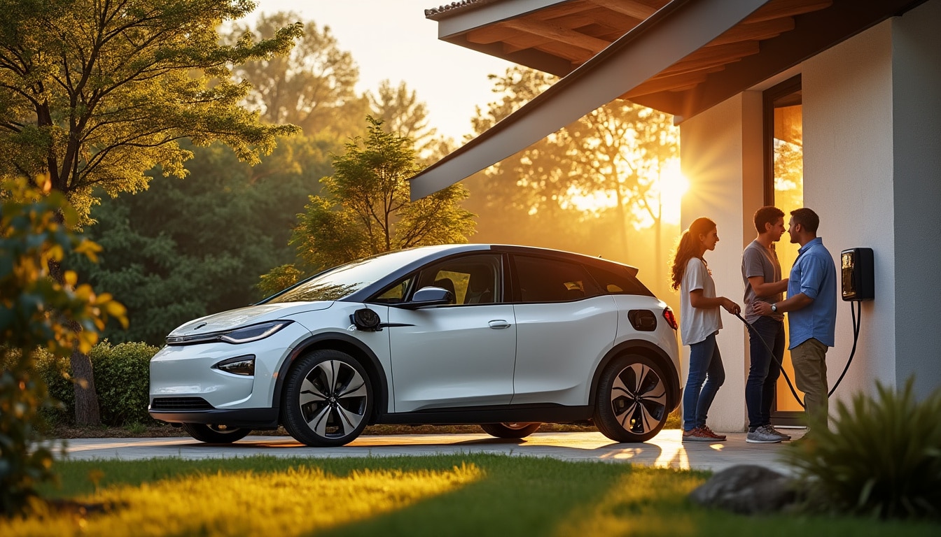 Illustration: Pourquoi privilégier la recharge de voiture électrique à domicile ?