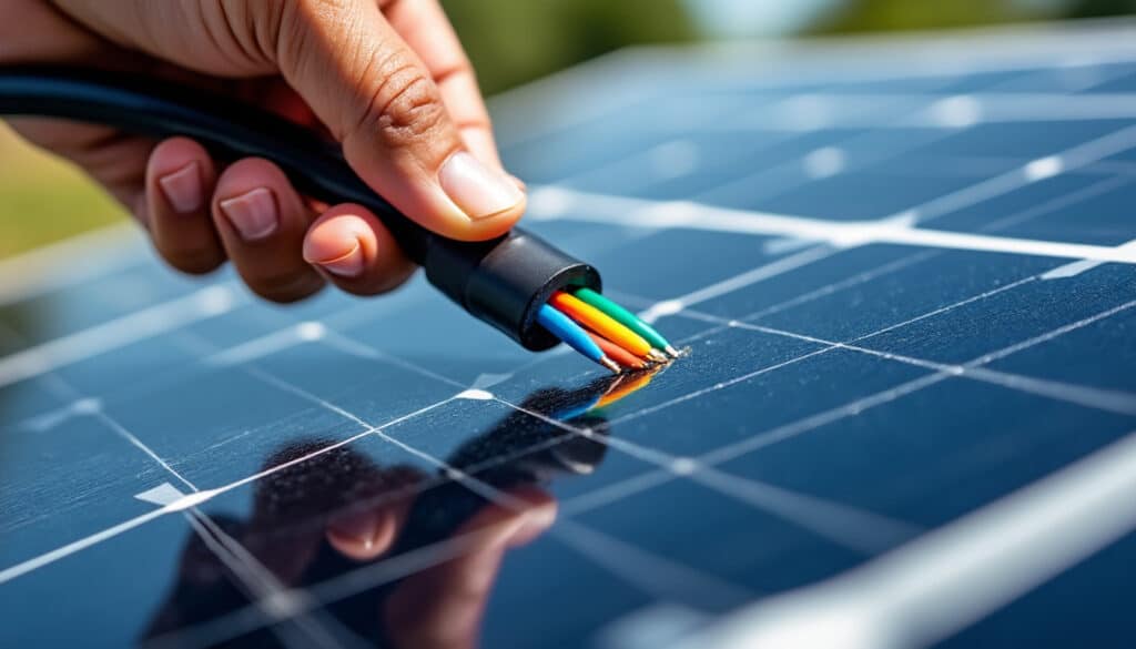 Section de câble du panneau solaire : choisir la bonne taille