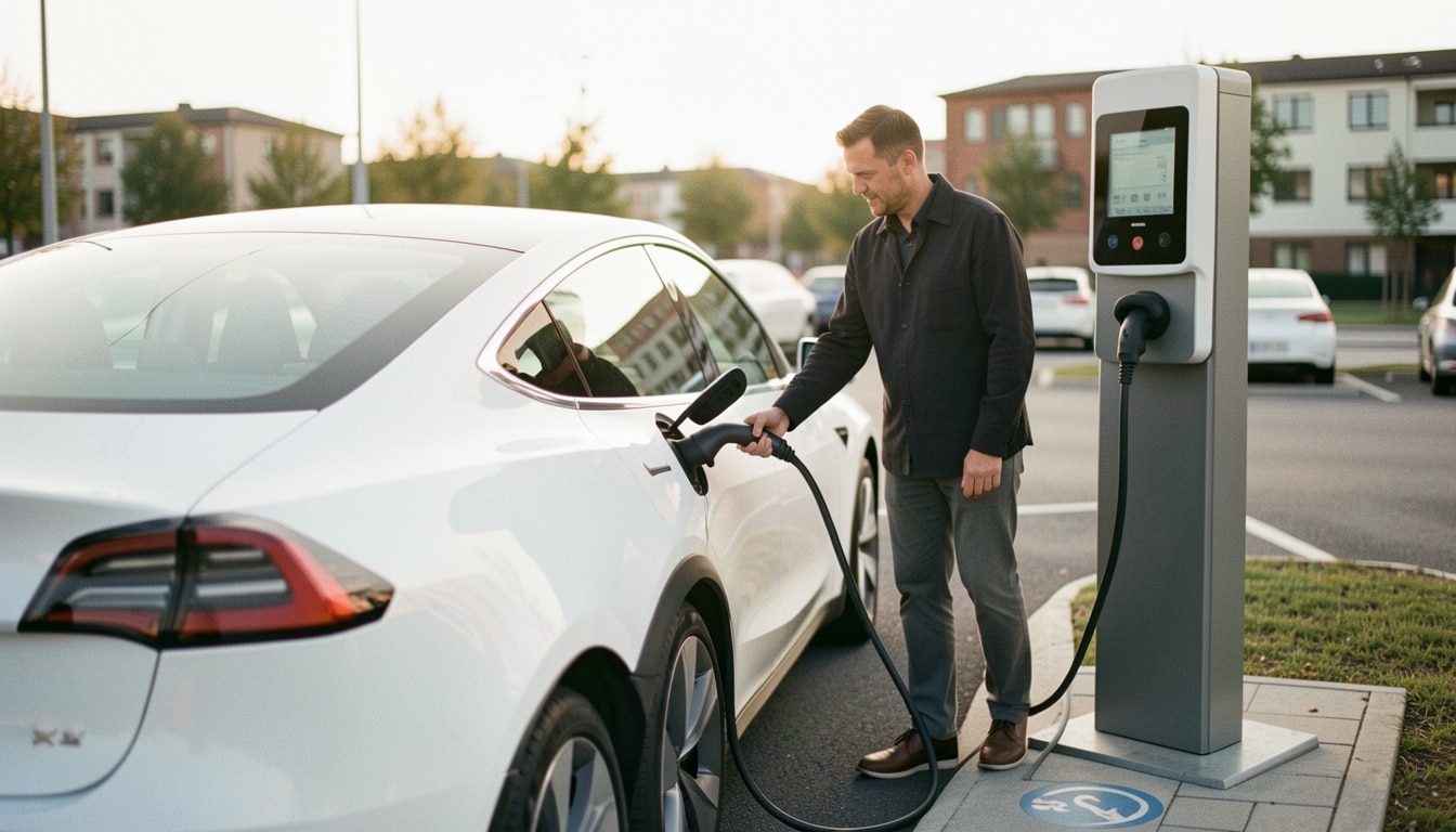 Comment recharger une voiture électrique sur une borne