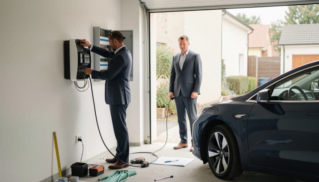 Coût d’une borne de recharge à domicile : prix et travaux