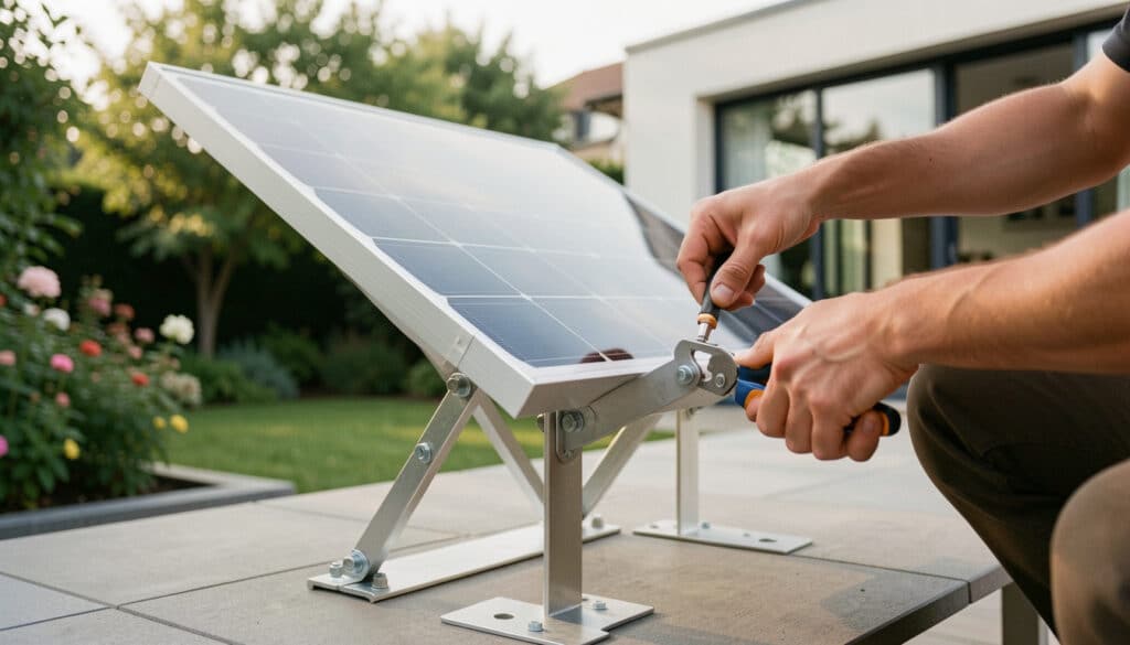 Fabriquer un support orientable pour panneau solaire