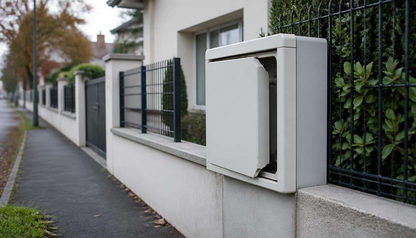 Coffret Enedis extérieur cassé : que faire et qui paie