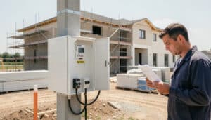 Compteur de chantier provisoire : démarches et coûts