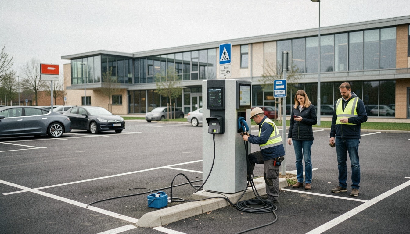 Installer des bornes de recharge dans une collectivité